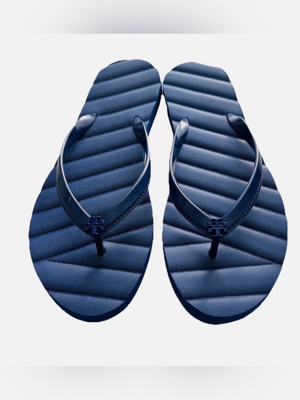 NEW, Tory Burch Kira Flip Flop Women In Dark Indigo Size 11 - Picture 3 of 11